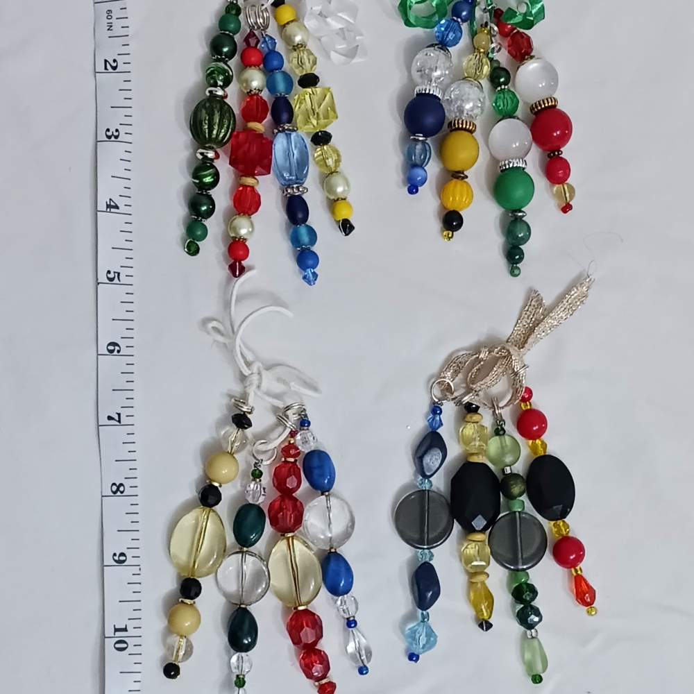 Colorful Beaded Ornaments Set